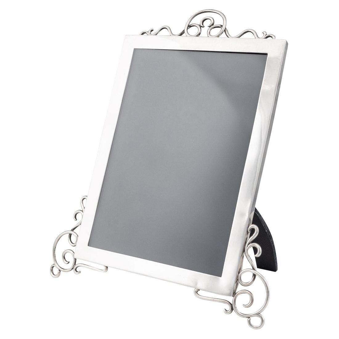 20th Century Edwardian Solid Silver Large Photo Frame, c.1905