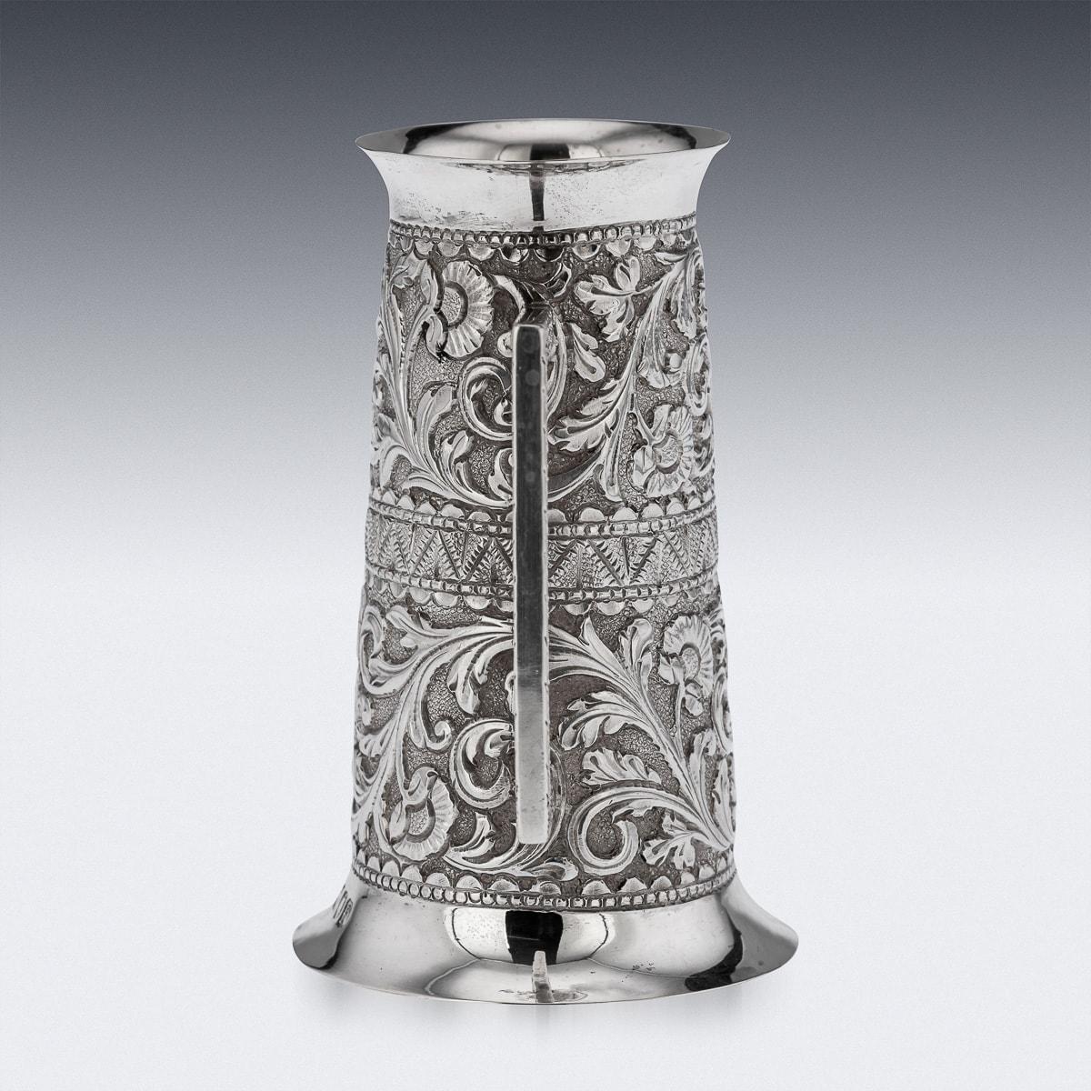 Copa de medida de aguardiente de plata maciza eduardiana del siglo XX, Londres, c.1901 Eduardiano en venta