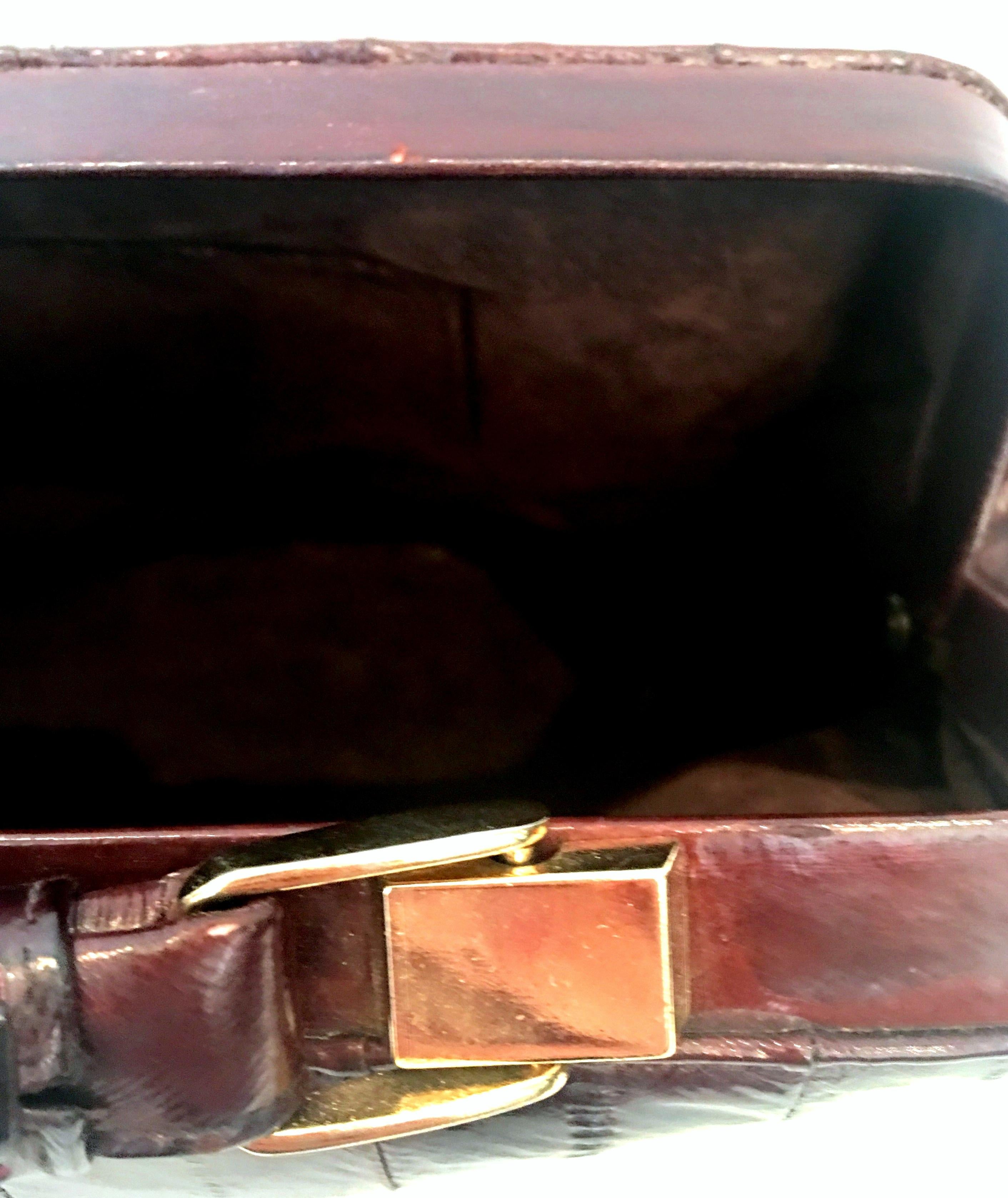 20th Century Eel Skin Oxblood 