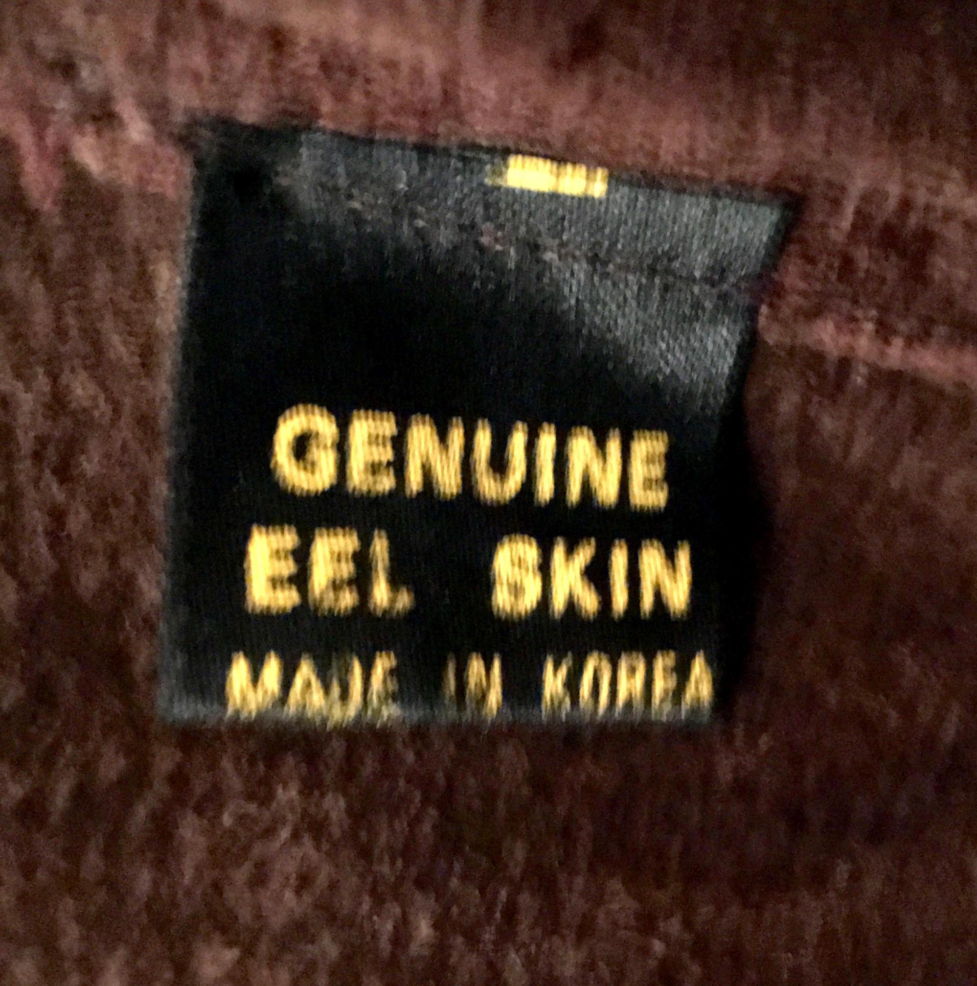 20th Century Eel Skin Oxblood 