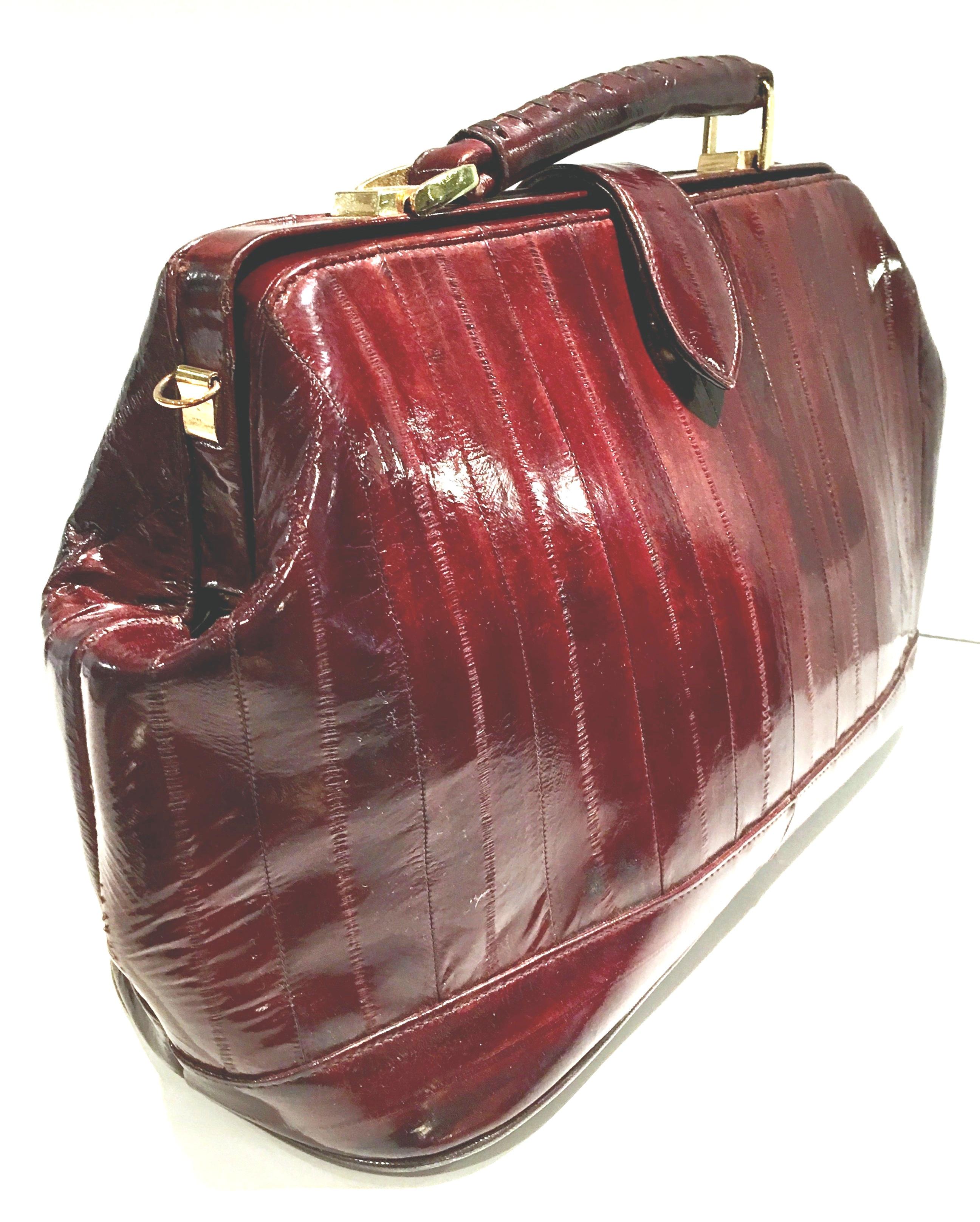 eel skin bag