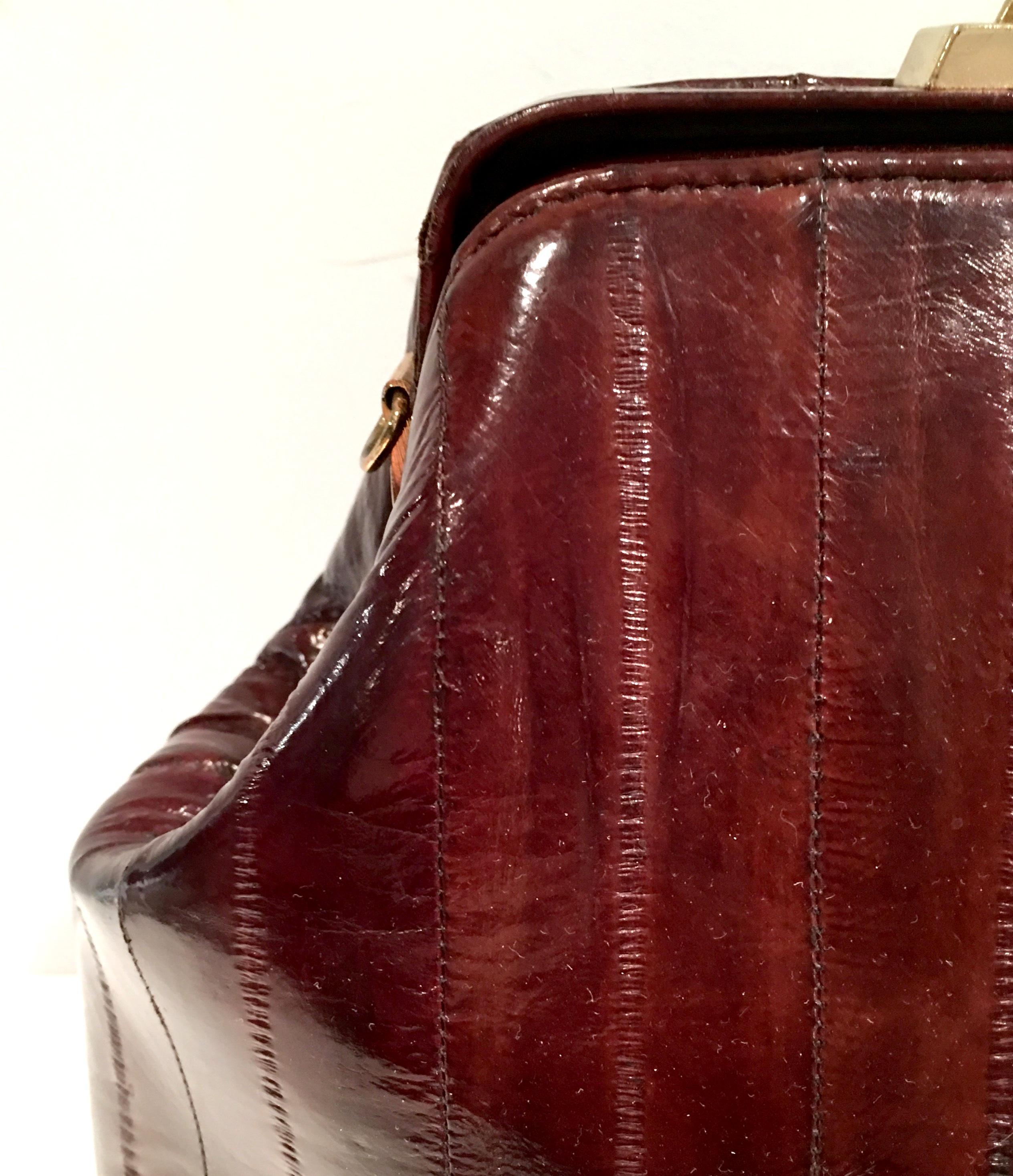 20th Century Eel Skin Oxblood 
