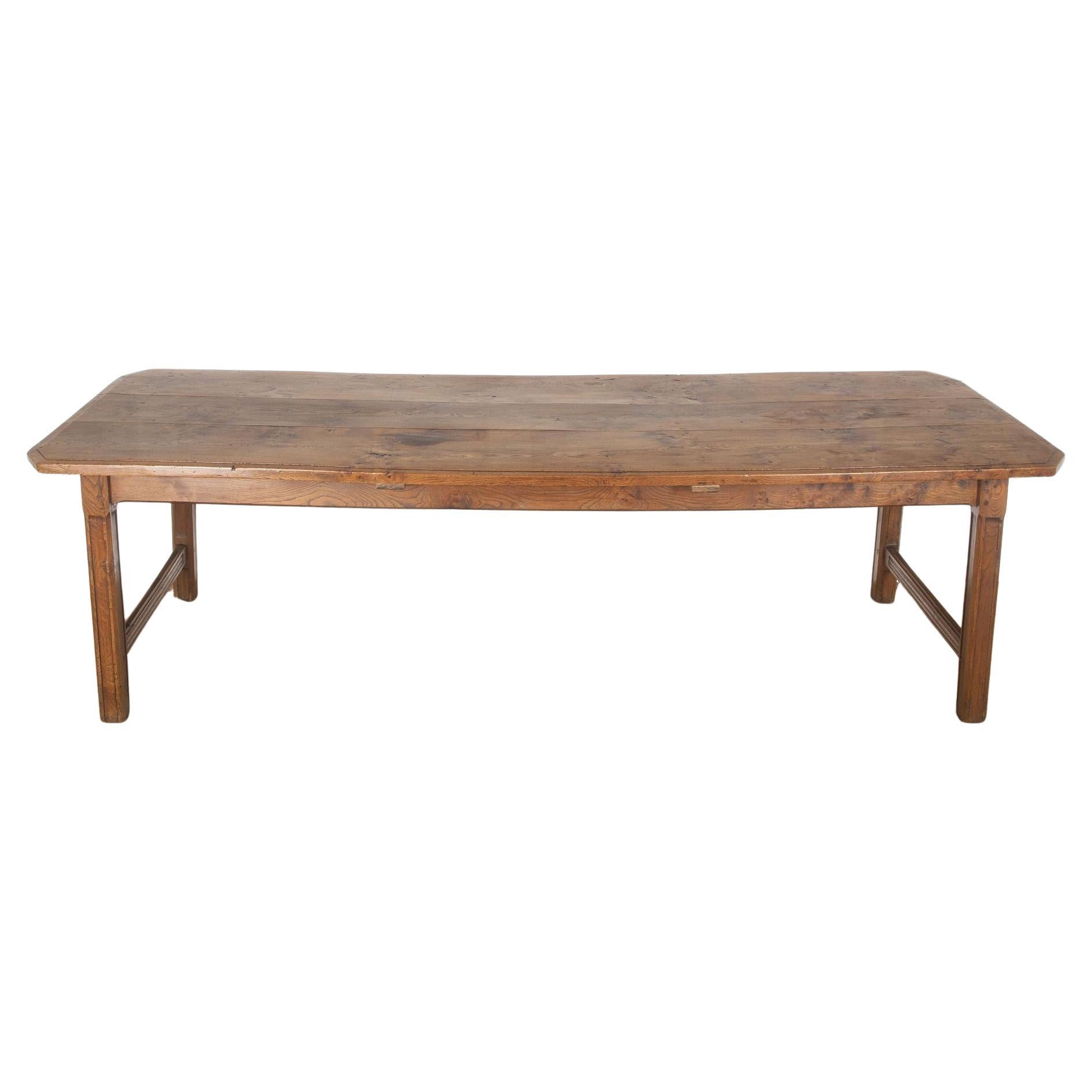20th Century Elm Farm House Table