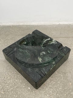 20th Century Emerald Green Marble Ashtray