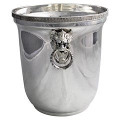 20th Century Empire Silver Wine Cooler Italy, 1950s