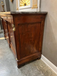 Buffet de style Empire du 20ème siècle avec plateau en marbre