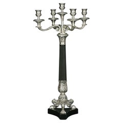 20th Century Empire Style Four Sweeping Arms Candlestick/Candelabra