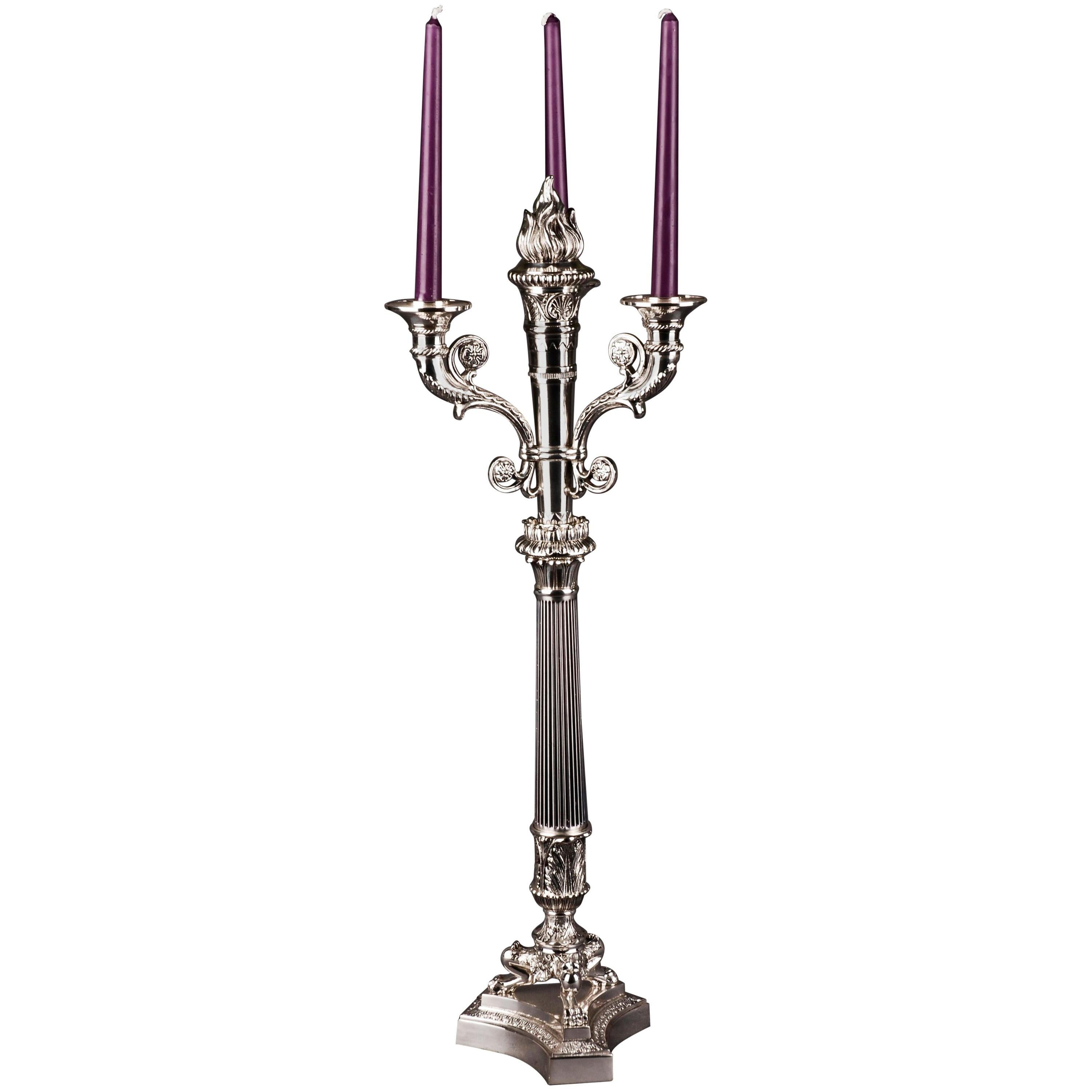 20th Century Empire Style French Candelabra For Sale