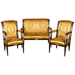 20th Century Empire Style French Garniture Living Room Sets