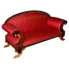 20th Century Empire Style Palisander Swan Sofa