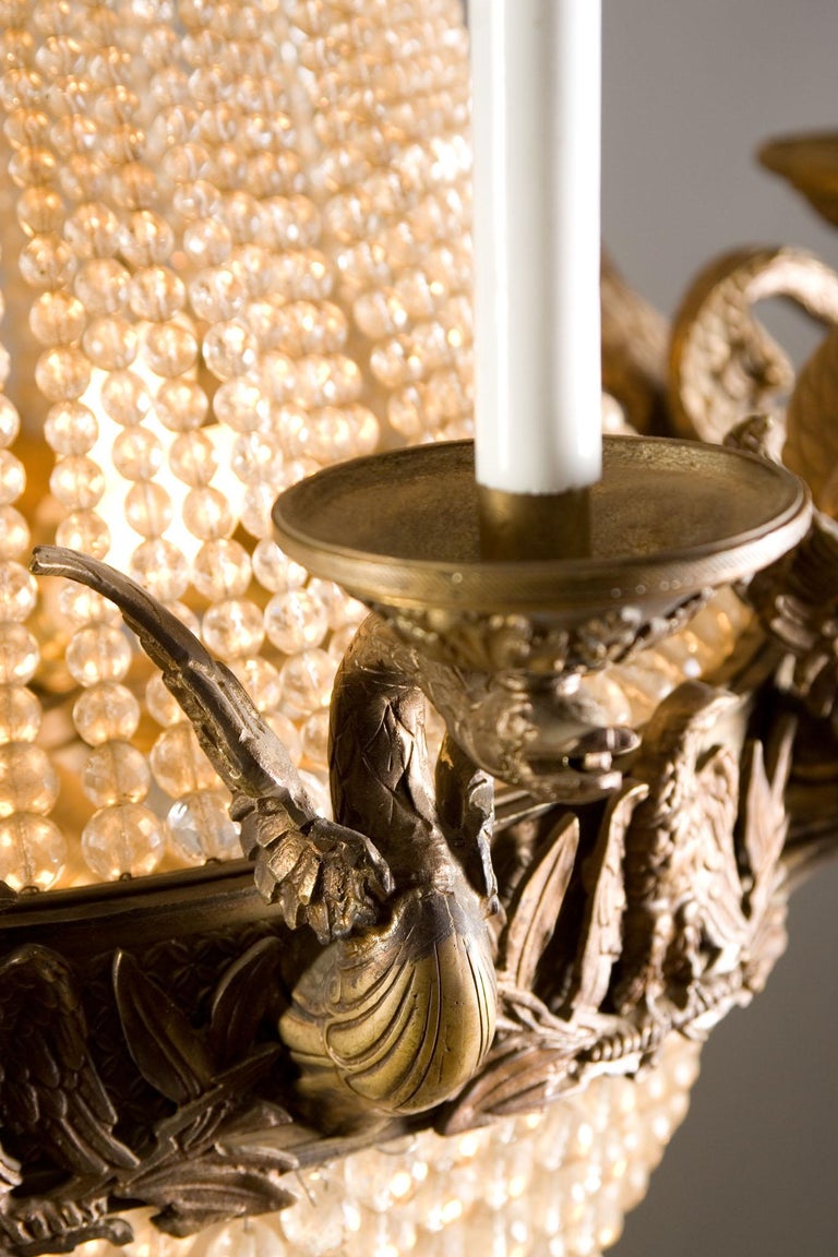 20th Century Empire Style Splendid Chandelier or Candelabra For Sale at