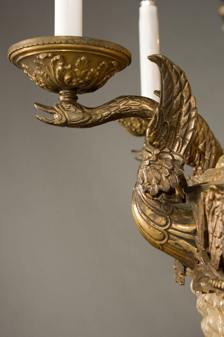 20th Century Empire Style Splendid Chandelier or Candelabra For Sale at