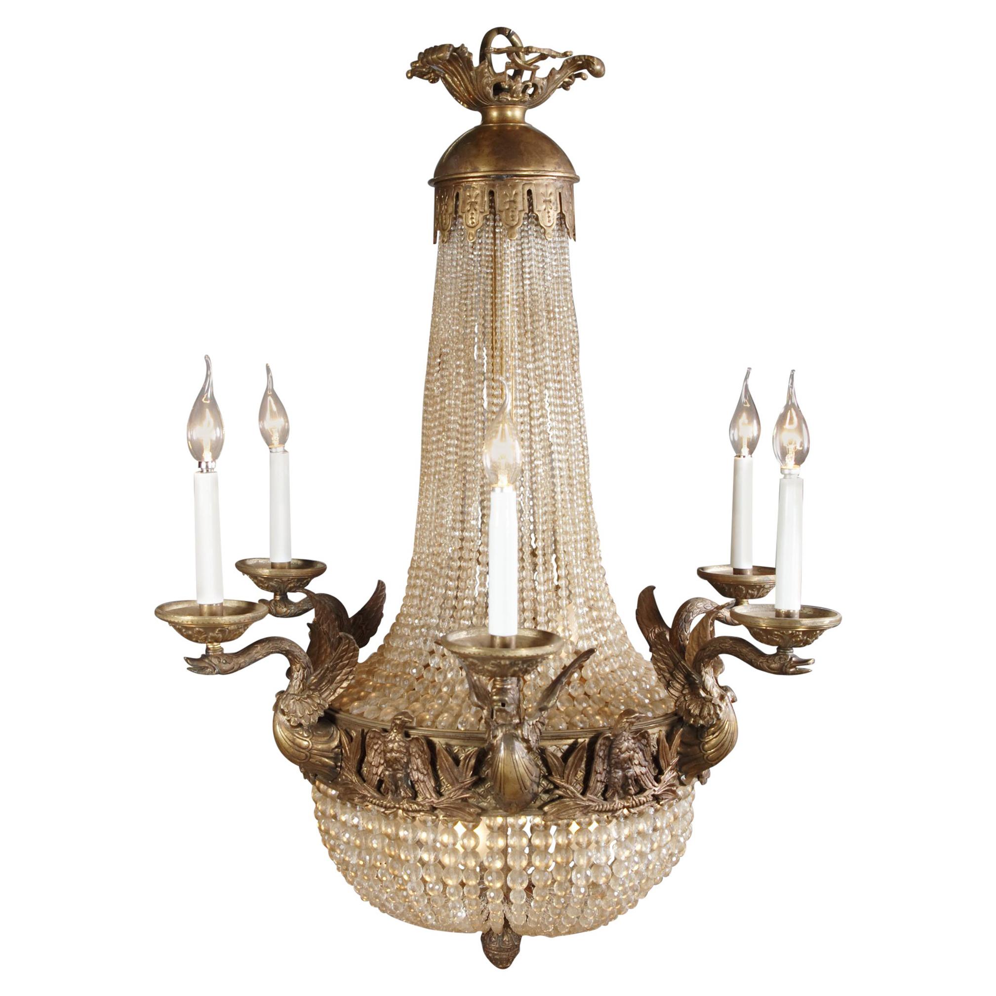 20th Century Empire Style Splendid Chandelier or Candelabra