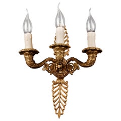 20th Century Empire Style Wall Light Lamp