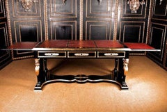 Table d'écriture ou assiette de bureau de style Empire du XXe siècle