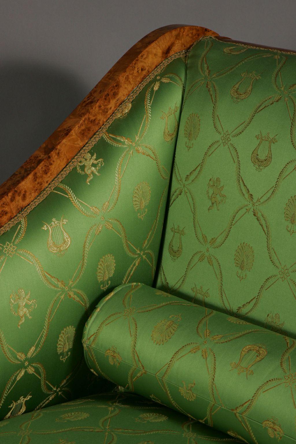 20. Jahrhundert Empire Schwan Chaise Longue/Sofa Lounge (Holz) im Angebot