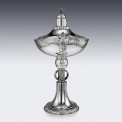 20th Century English Art Deco Large Solid Silver 'H.M The Kings Cup', circa 1932