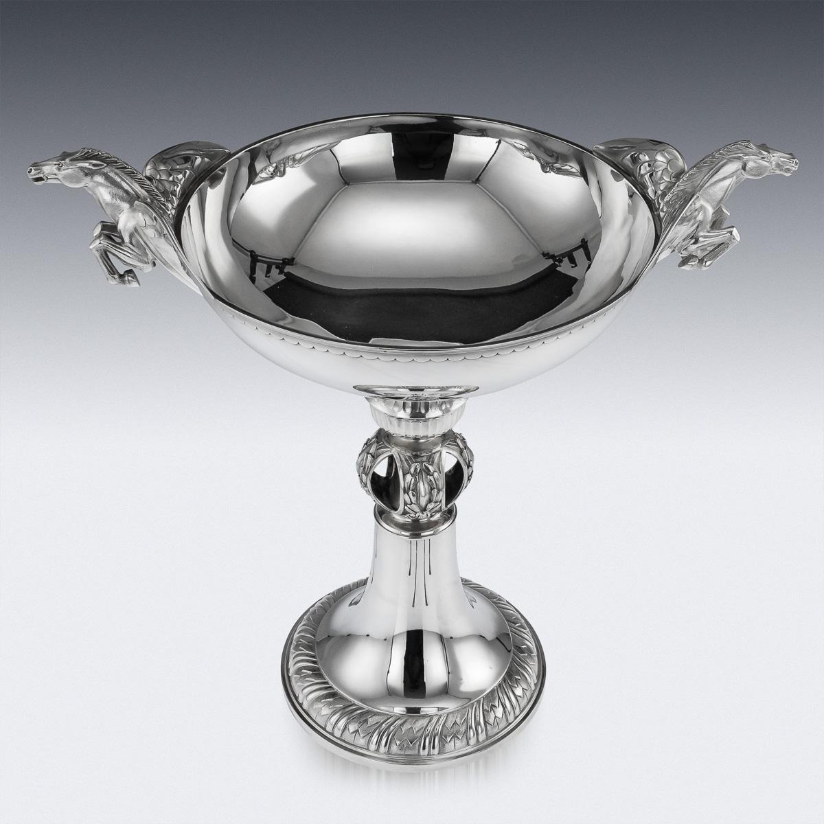 Sterling Silver 20th Century English Art Deco Large Solid Silver 'H.M The Kings Cup', circa 1932
