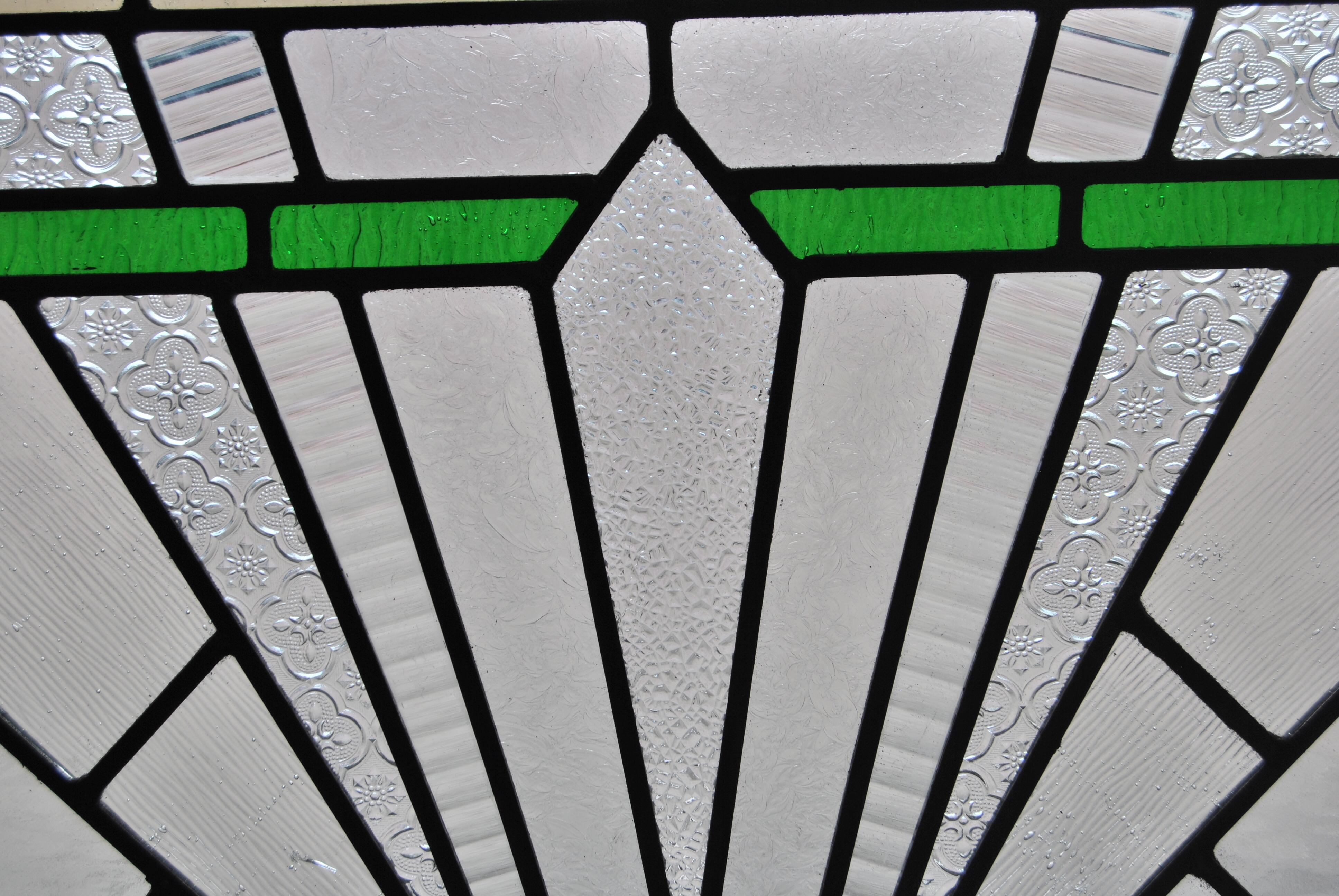 art deco stained glass windows