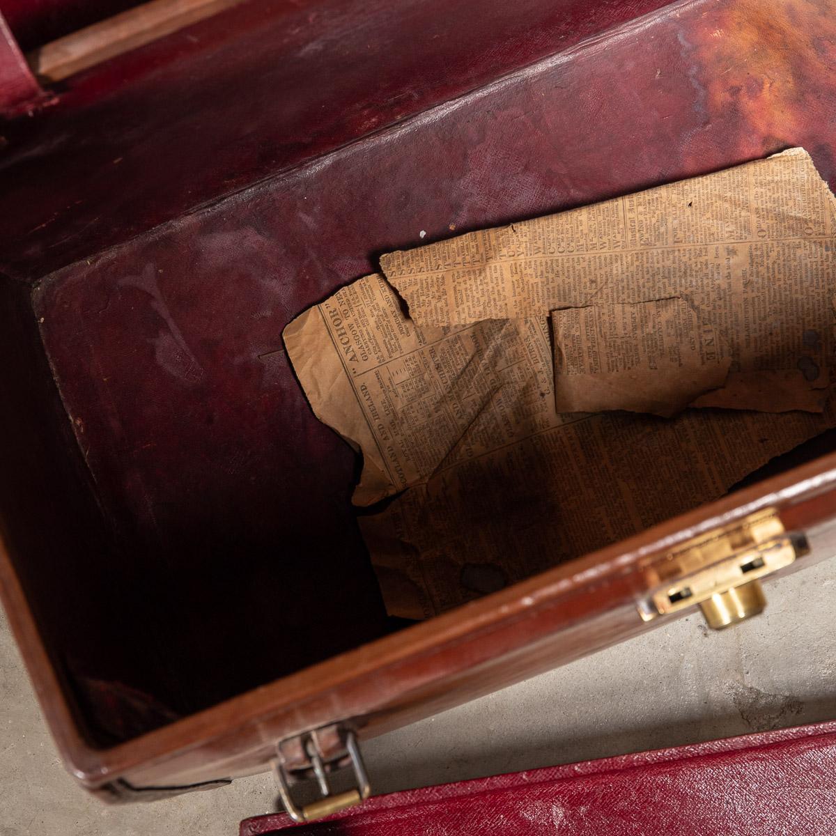 20th Century English Asprey Leather Documents Case, London circa 1910 10