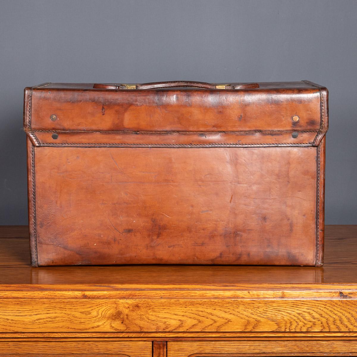 20th Century English Asprey Leather Documents Case, London circa 1910 2