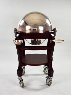 20th Century English Beef Trolley / Meat Carving Station