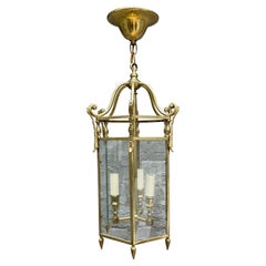 20th Century English Brass Lantern