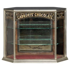 Vintage 20th Century English Cadbury's Shop Display Cabinet, c.1900