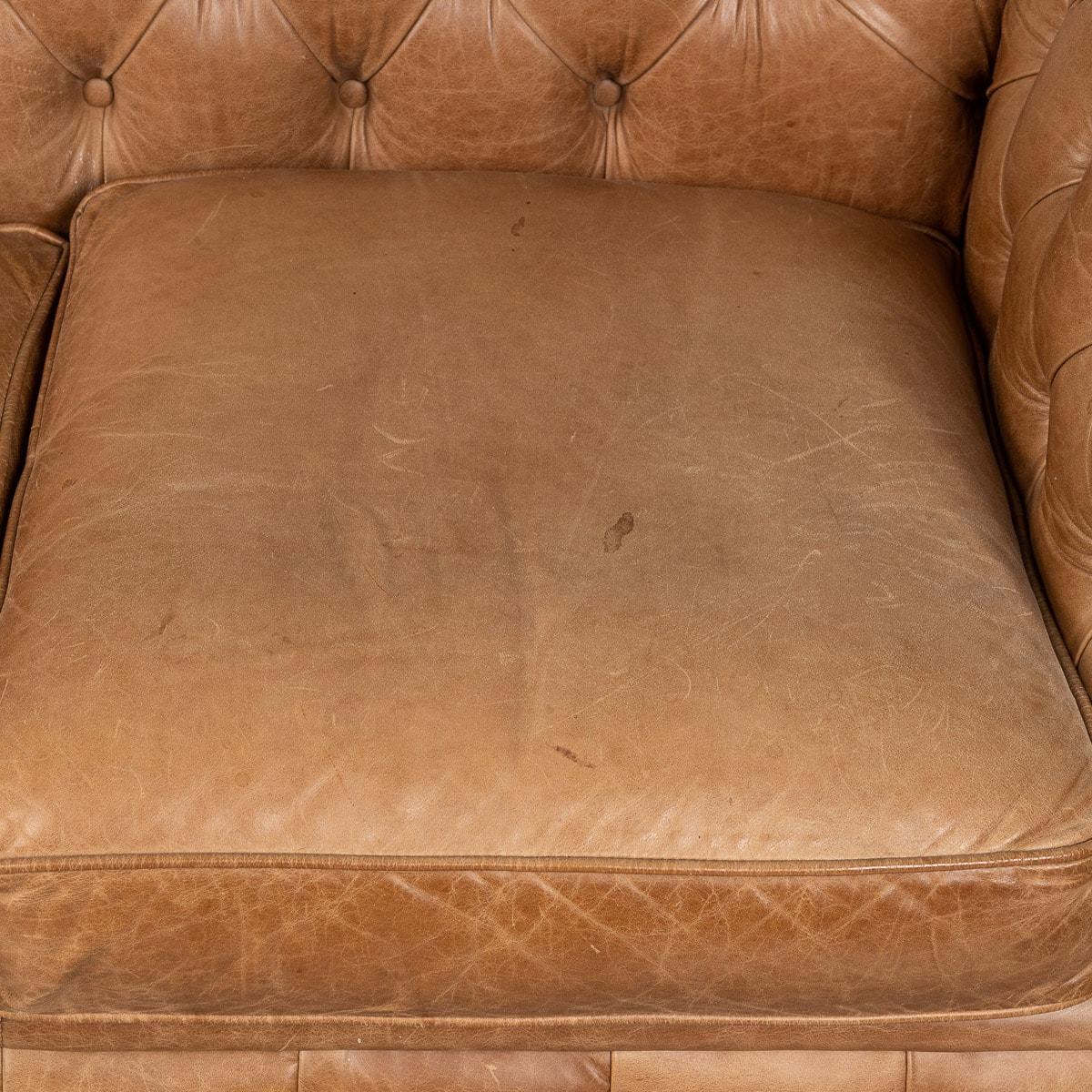 20th Century English Chesterfield Leather Sofa 6