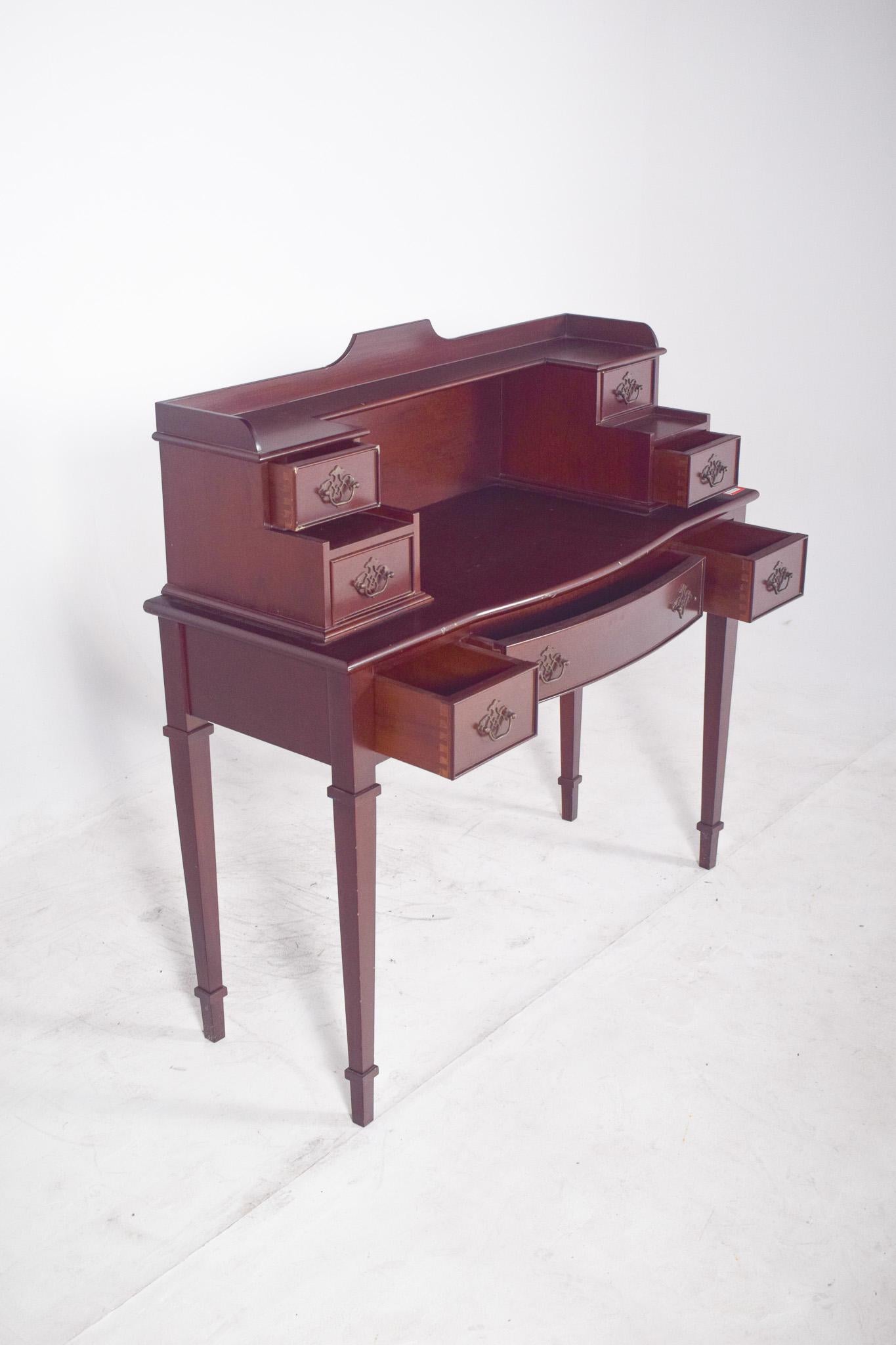 20th Century English Colonial-Style Desk For Sale 7