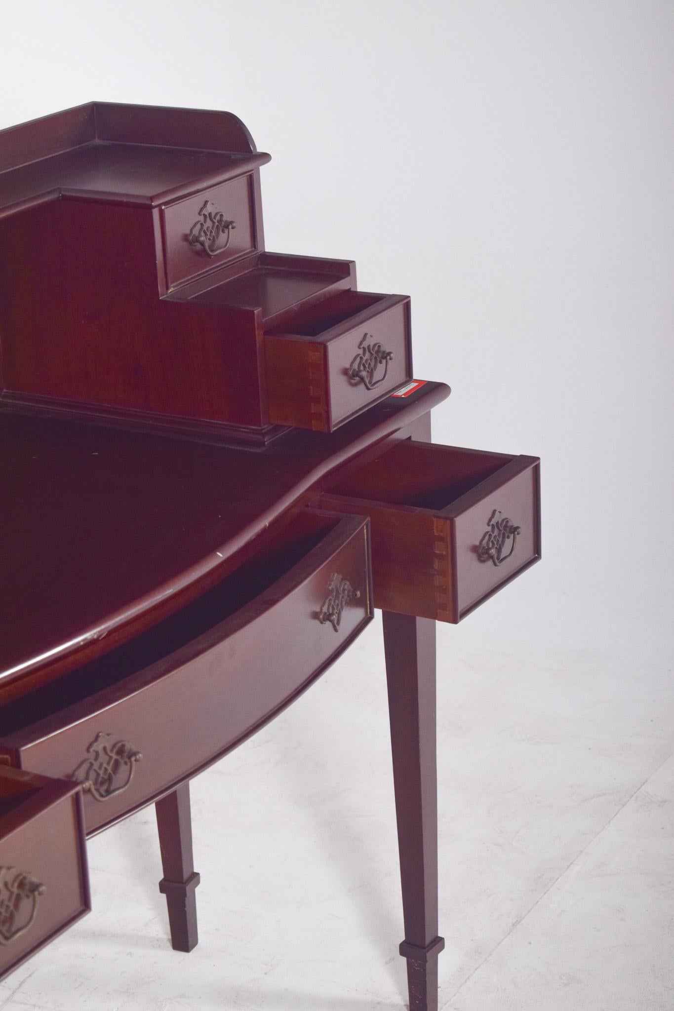 20th Century English Colonial-Style Desk For Sale 9