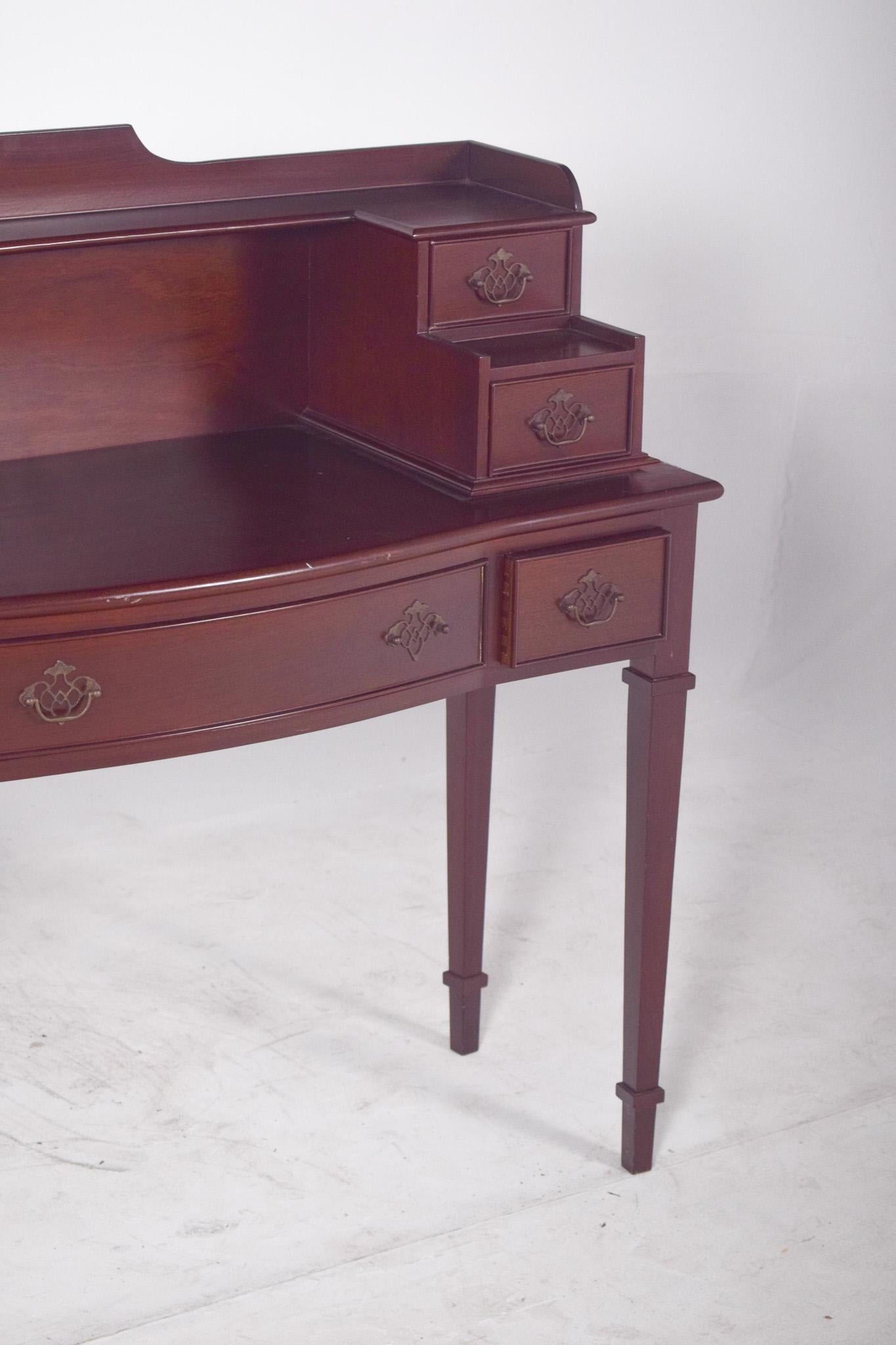 British Colonial 20th Century English Colonial-Style Desk For Sale
