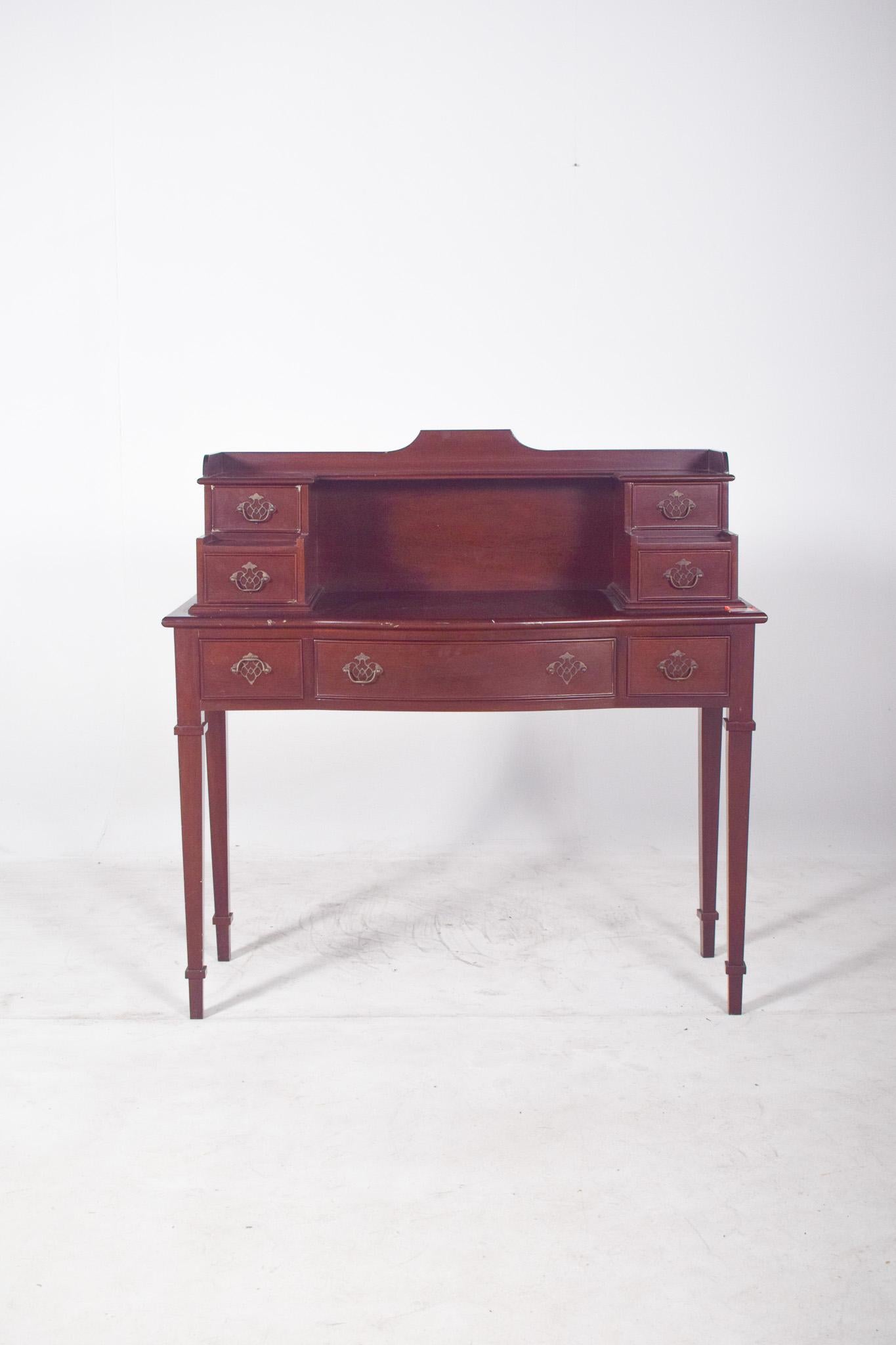20th Century English Colonial-Style Desk For Sale 1