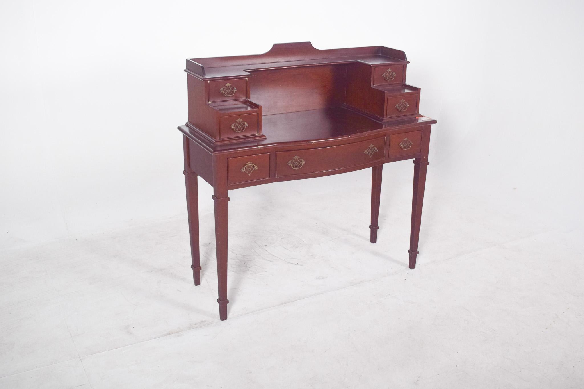 20th Century English Colonial-Style Desk For Sale 2