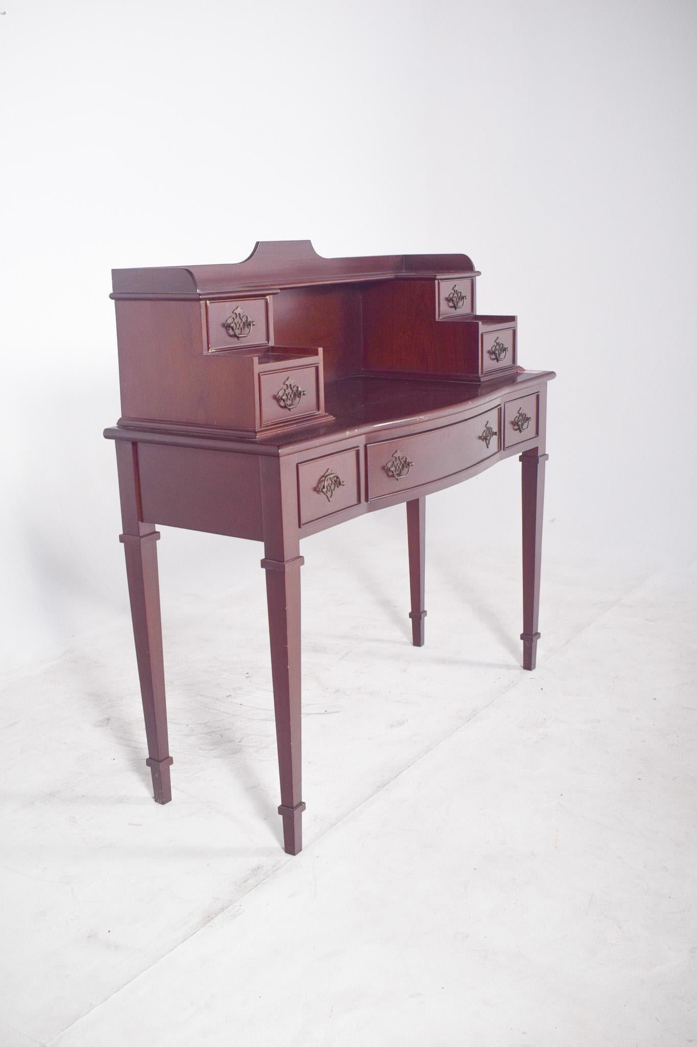 20th Century English Colonial-Style Desk For Sale 4