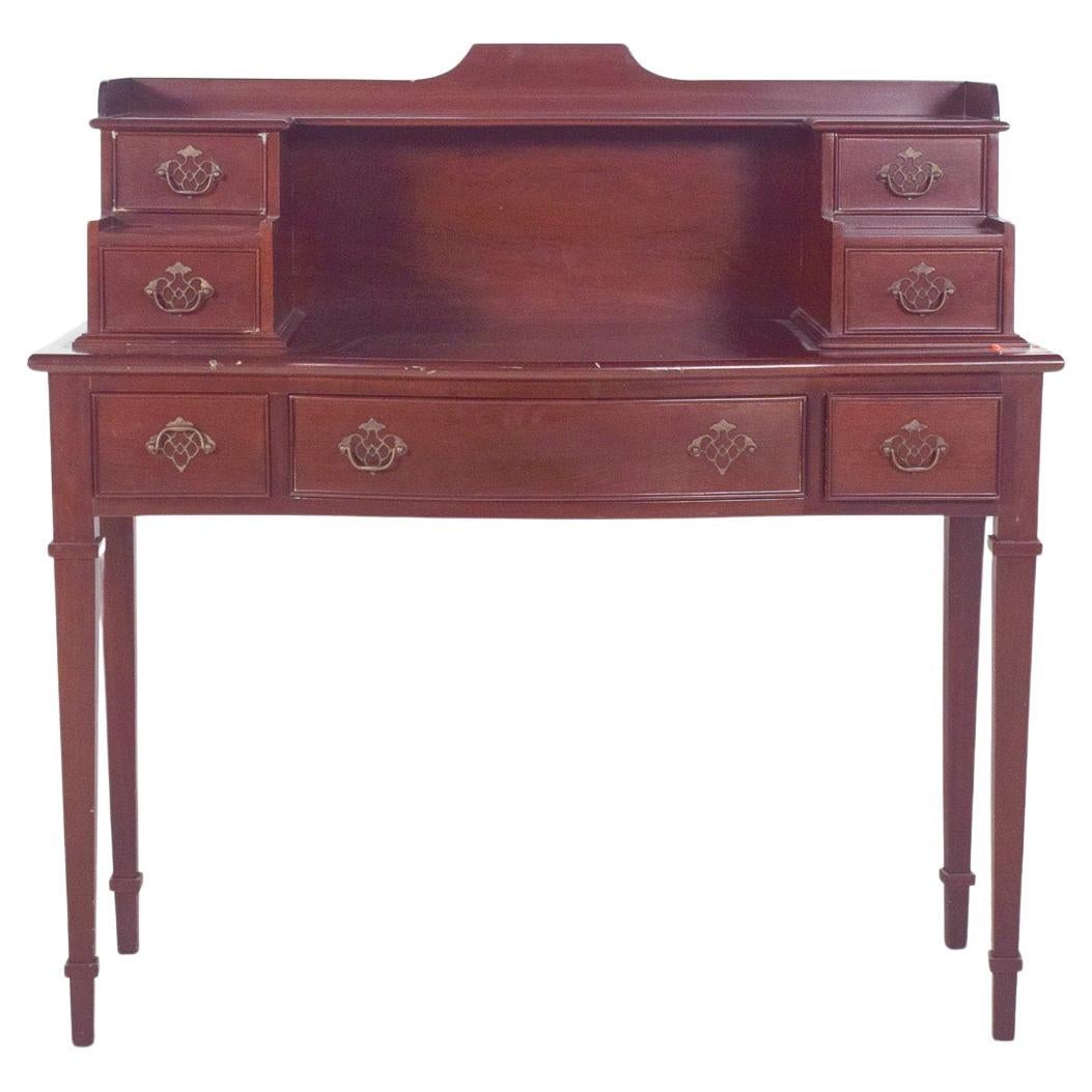 20th Century English Colonial-Style Desk For Sale