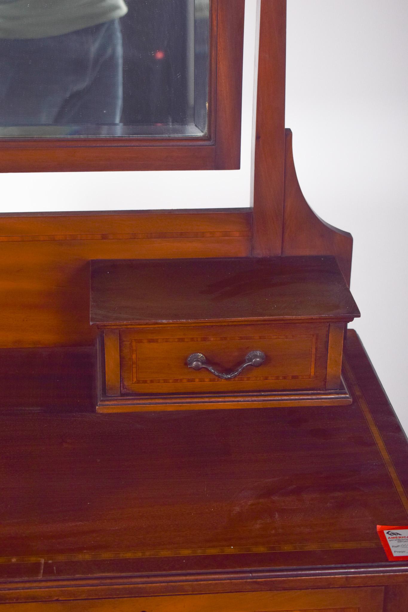 Miroir Coiffeuse anglaise du 20e siècle avec miroir en vente