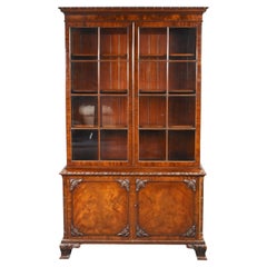 20th Century English Edwardian Mahogany Bookcase by Waring & Gillows