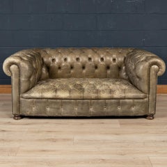 Englisches Chesterfield-Sofa aus Leder des 20. Jahrhunderts