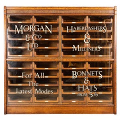 20th Century English Mahogany Forty Drawers Haberdashery Cabinet, c.1920