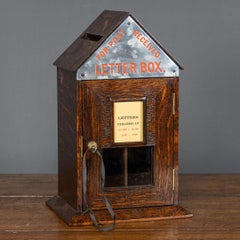 Cassetta postale da interno in mogano del XX secolo, circa 1910