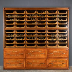 Merceria a sei cassetti in mogano inglese del XX secolo, 1920 ca.