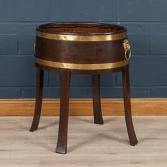 20th Century English Oak & Brass Bound Jardiniere, c.1940