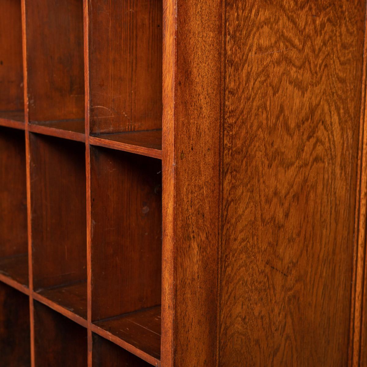 20th Century English Oak Eighteen Drawers Haberdashery, 1930s 15