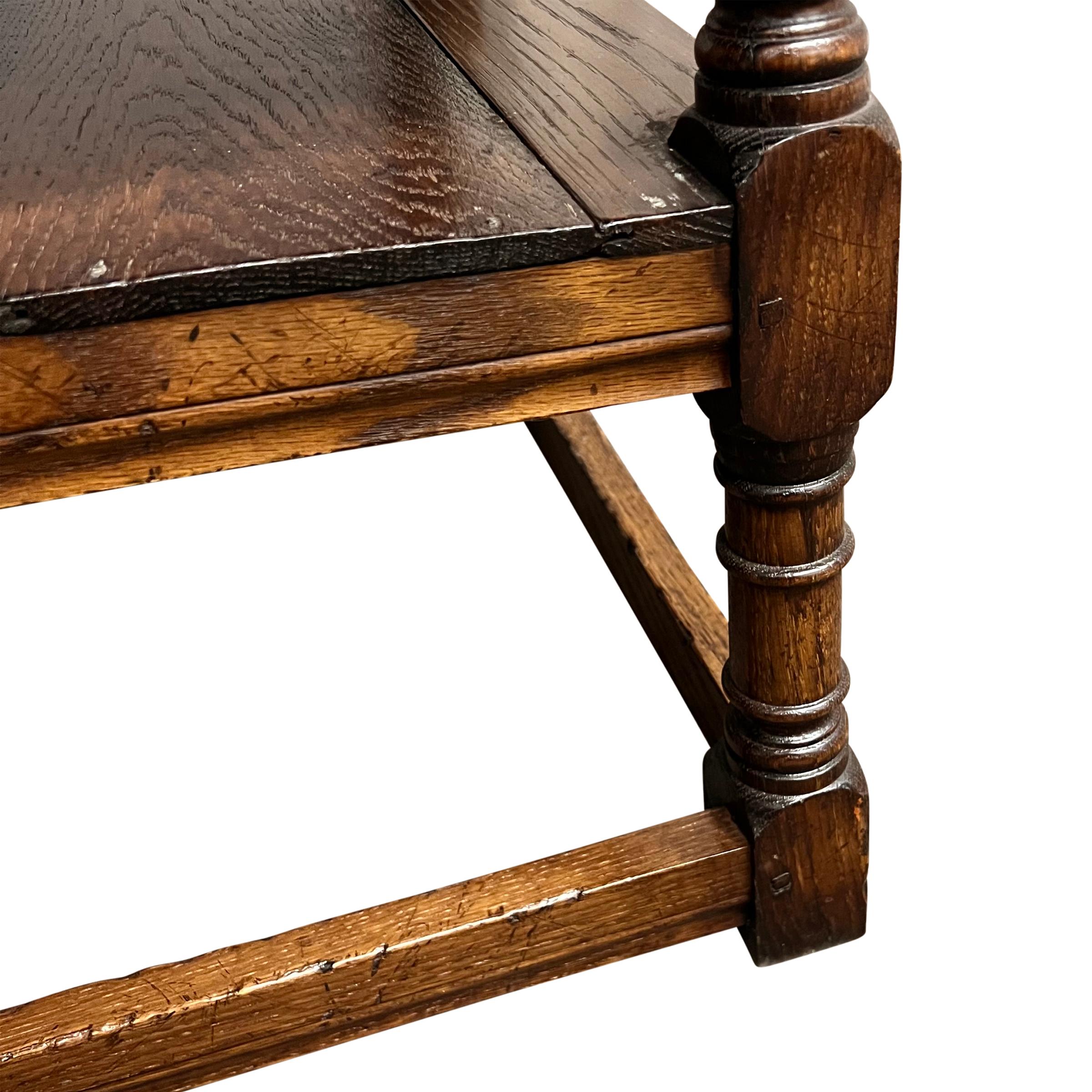 20th Century English Oak Pub Table For Sale 5