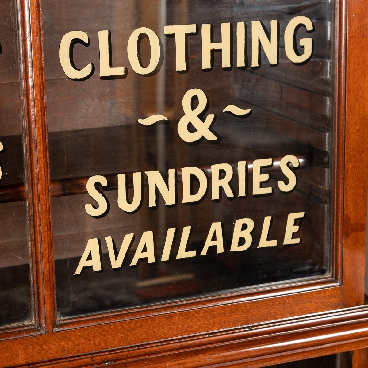 19thC English Walnut Gun Store Advertising Cabinet c.1890 3