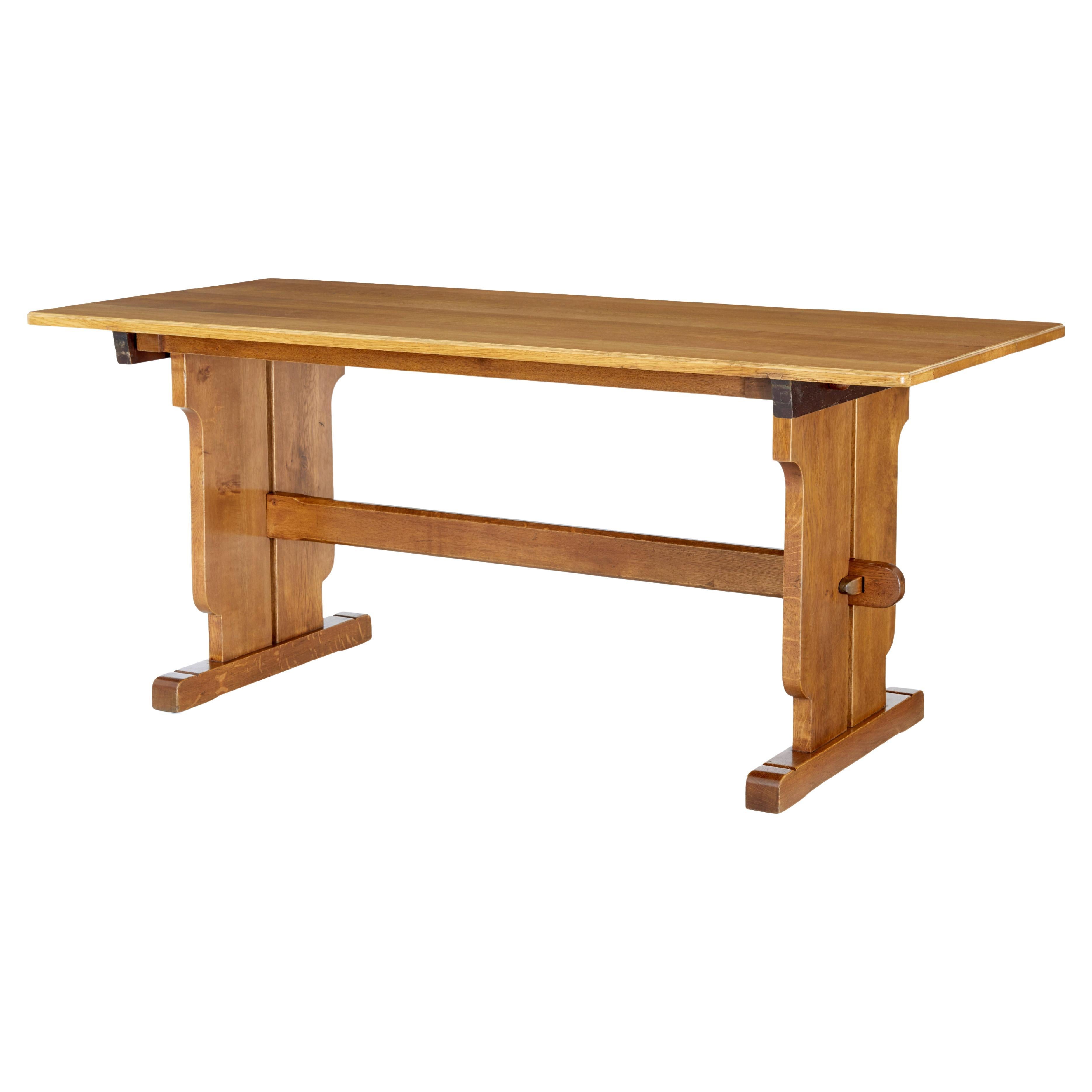 Large English Made Oak Flip Top Dining Table at 1stDibs flip top
