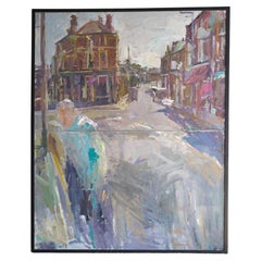 20th Century English Oil on 2 Canvases of St. Margaret
