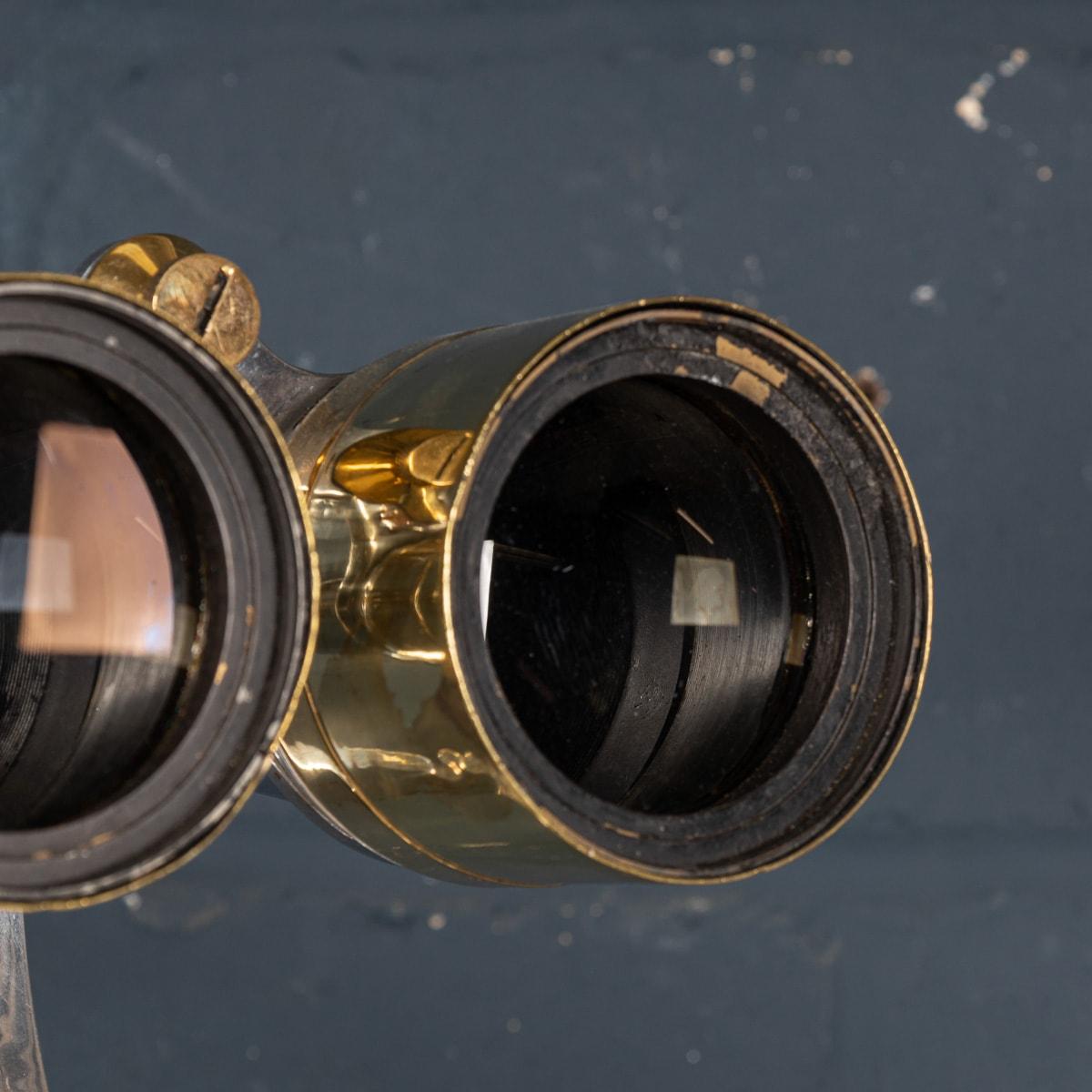 20th Century English Polished Observation Binoculars By Ross, c.1940 For Sale 7