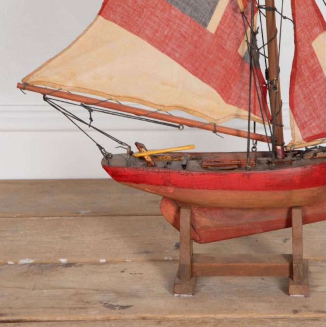 Hand-Crafted 20th Century English Pond Yacht